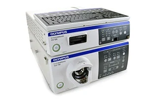 Olympus 190 system with NBI (Narrow Band imaging) 